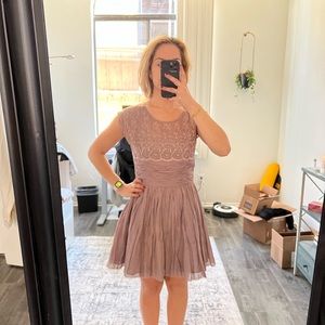 Free people mini dress lavender-M